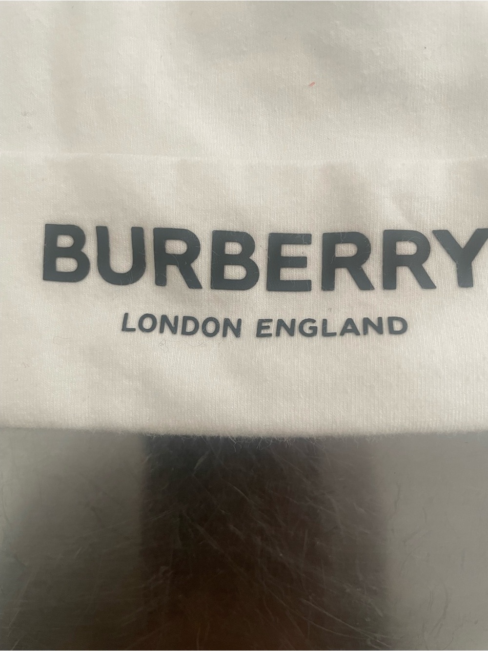 BURBERRY White Unisex Baby / Toddler Knot Hat With Logo - XXS - Picture 5 of 9